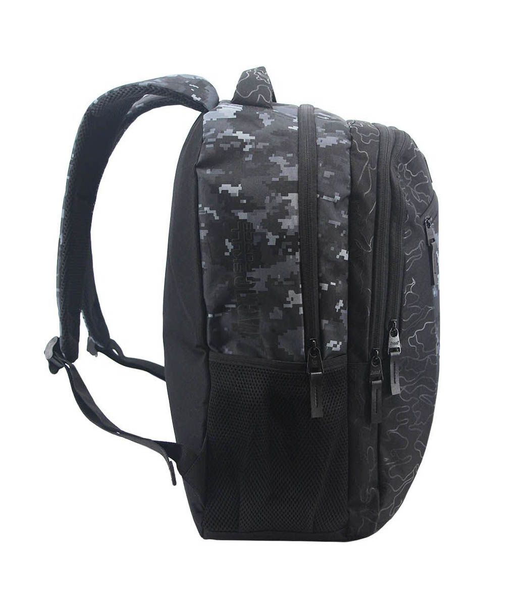 Mochila Escolar Espalda Tactic Skull Camuflada Calavera