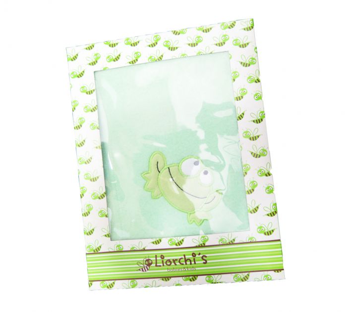 Liorchis Manta polar con aplique de Rana