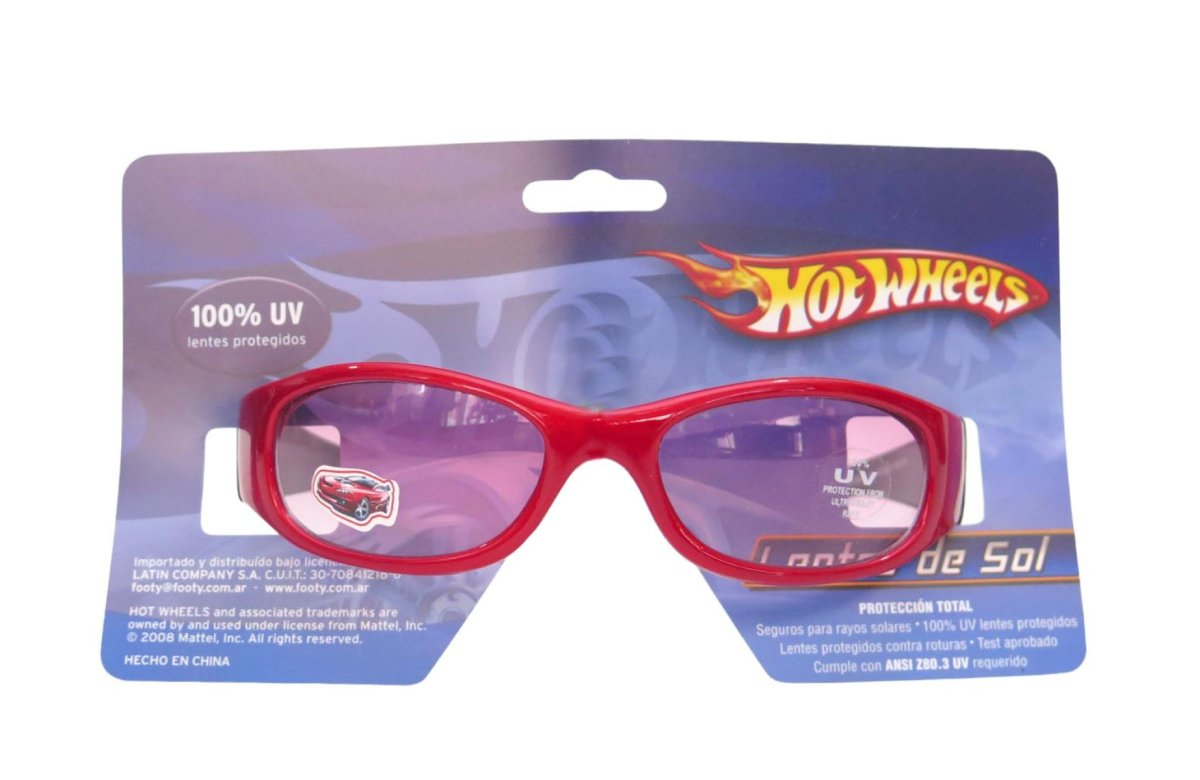 Anteojos Lentes De Sol Con Filtro UV Hot Wheels