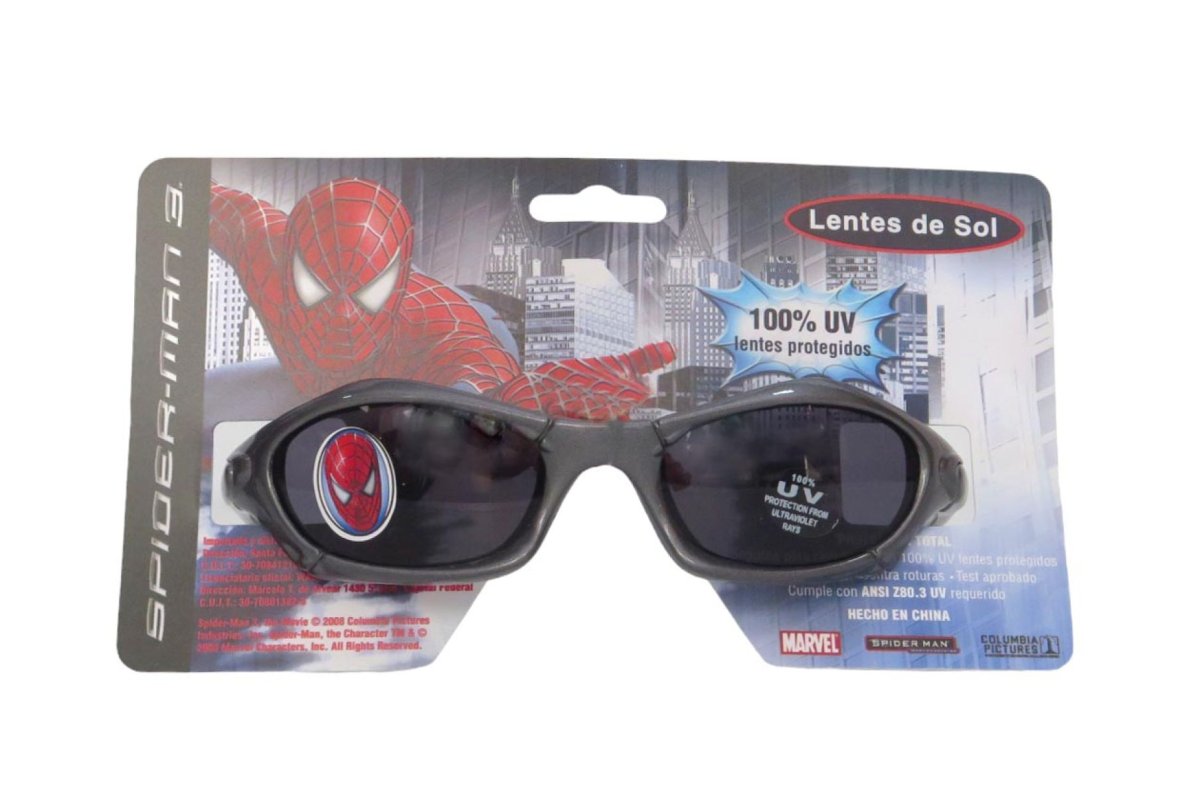 Anteojos Lentes Filtro UV Spiderman - Hombre Araña