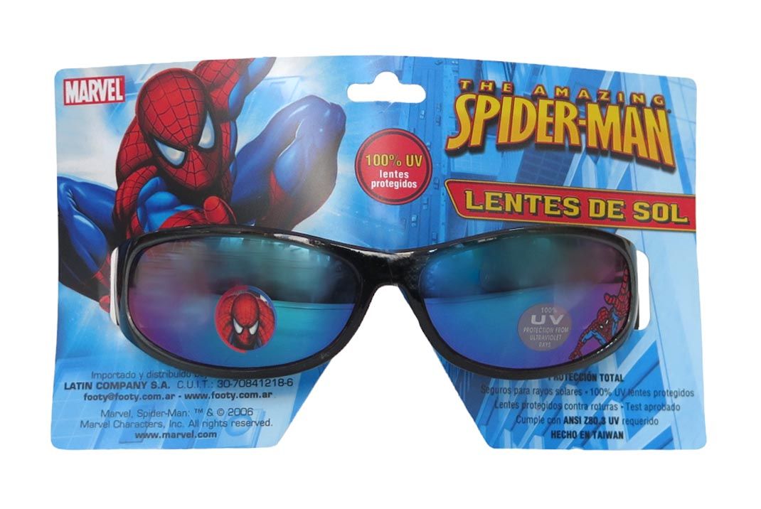 Anteojos Lentes  Filtro UV Spiderman - Hombre Araña