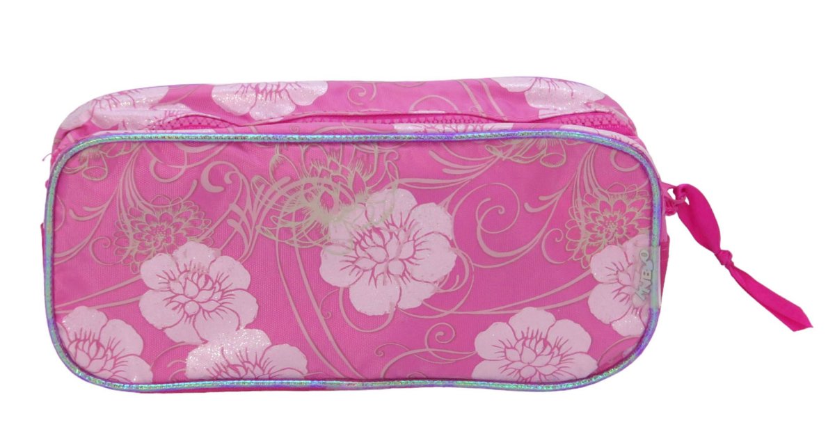 Cartuchera Canopla de 1 cierre con estampado en relieve de Princesas