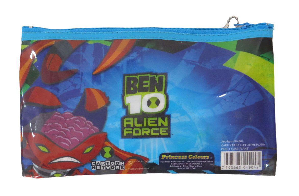 Cartuchera con un cierre con estampado de Ben 10