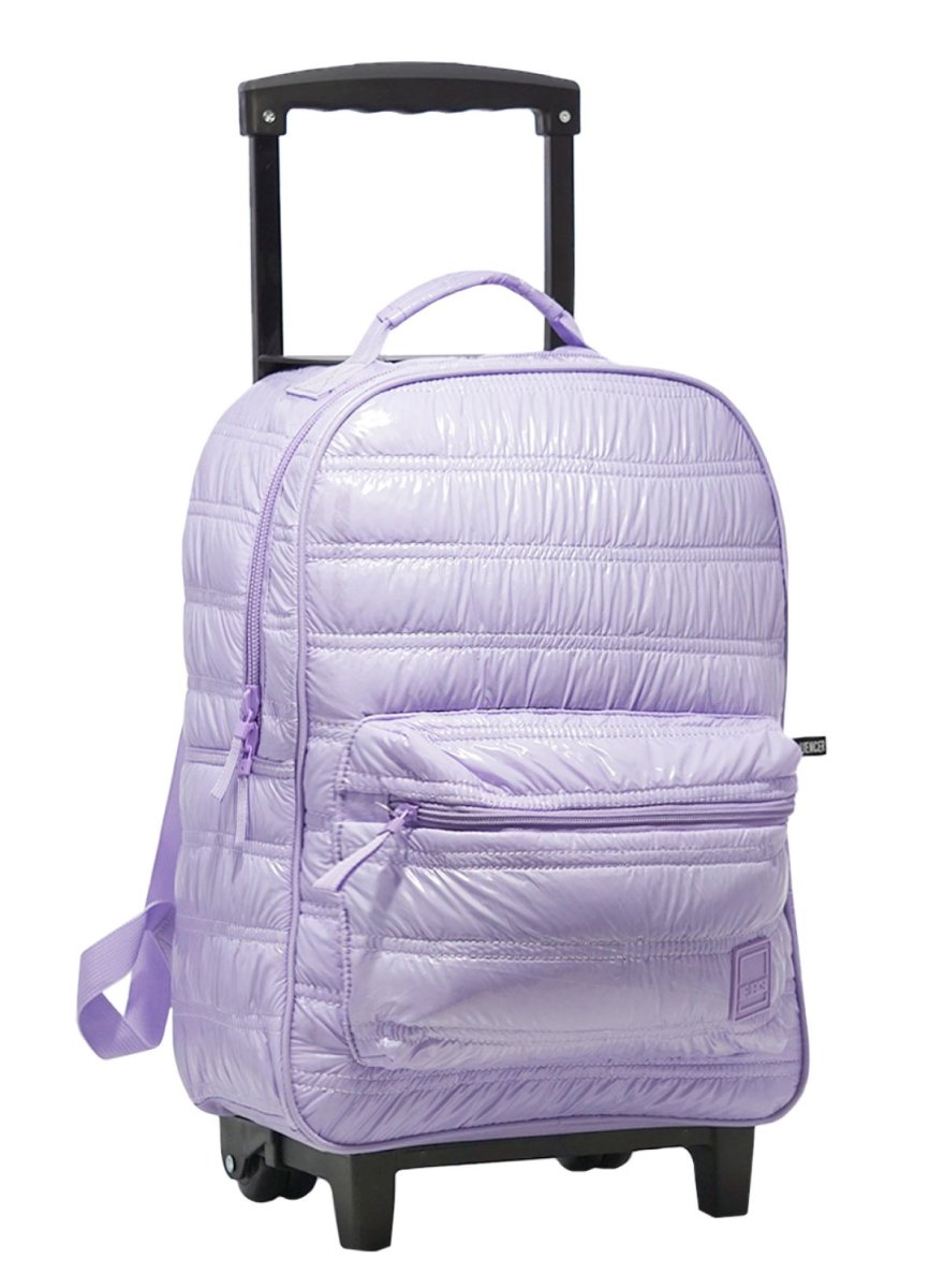Mochila Con Carro Influencer Puffer Brillante