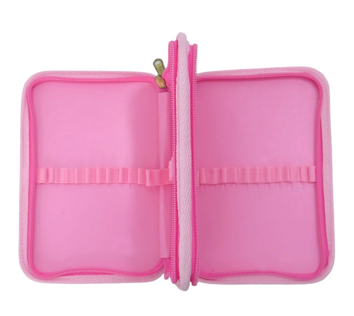 Cartuchera de 2 Piso de Tela Bordado Love