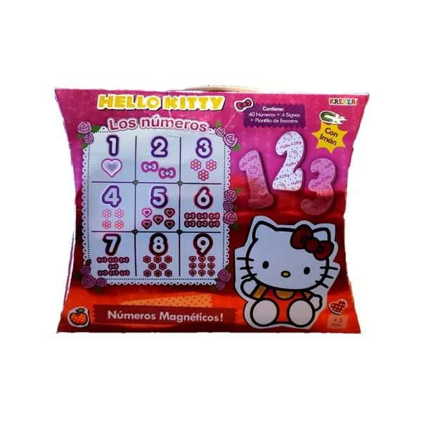 Numero Magneticos Hello Kitty