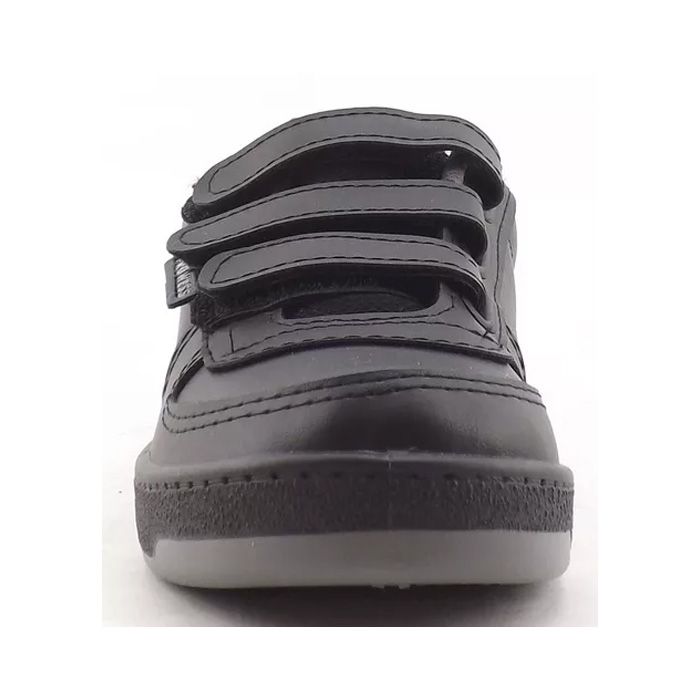 Zapatilla Cuerina Colegial Con Velcro