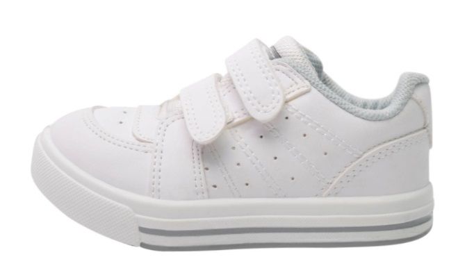 Zapatilla Cuerina Con Velcro