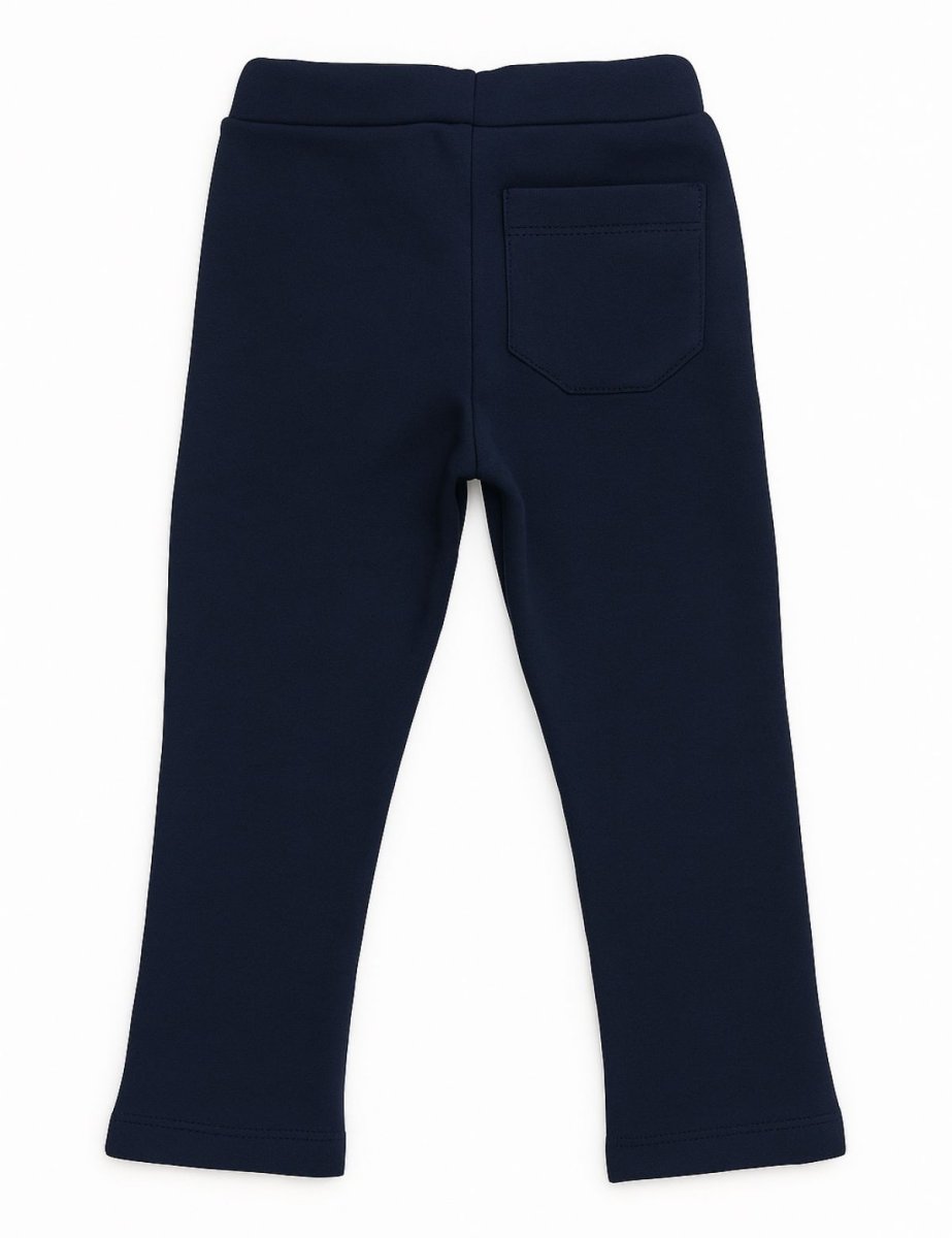 Pantalon chupin de friza con nervadura