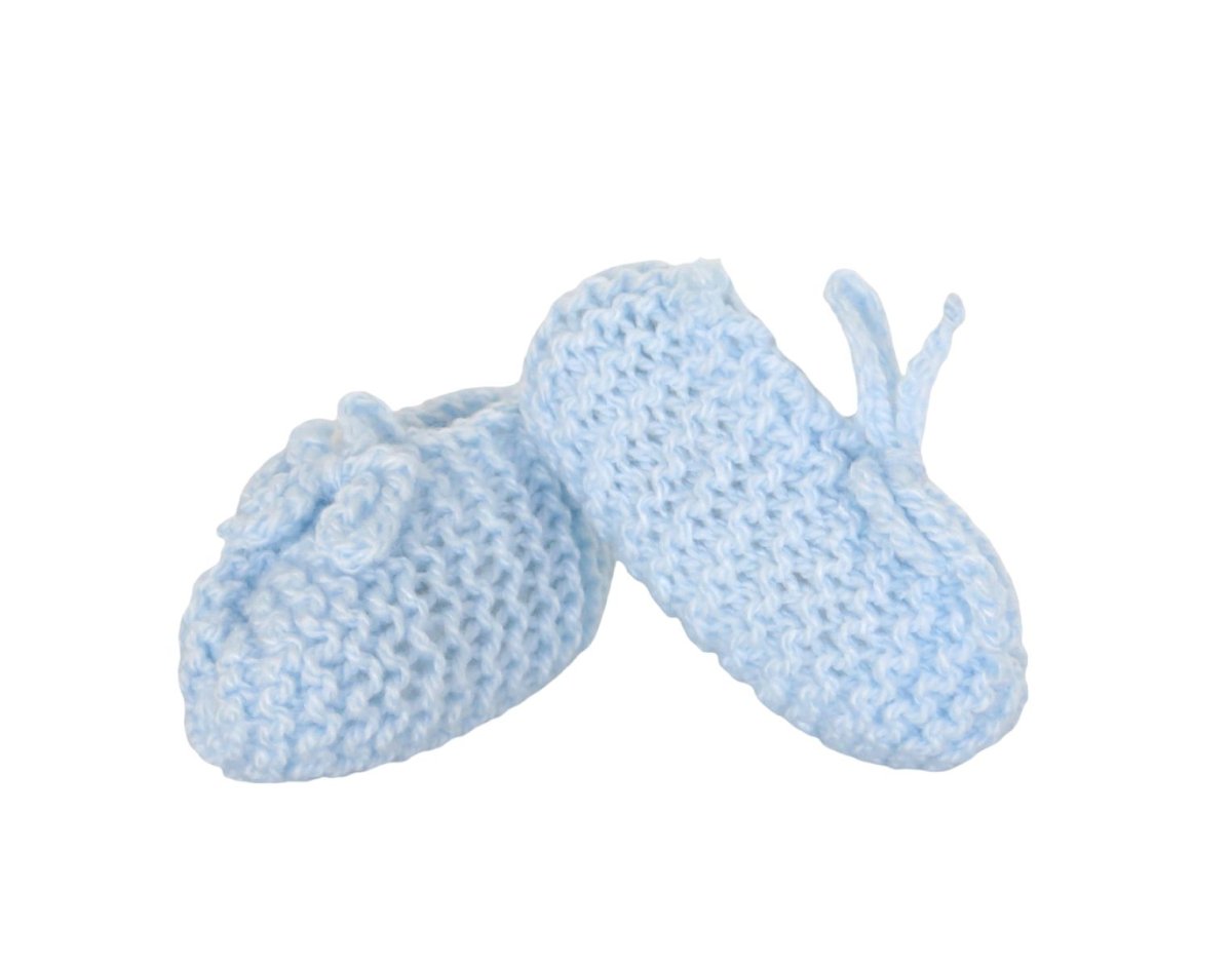 Escarpines Tejido a Mano Santa Clara