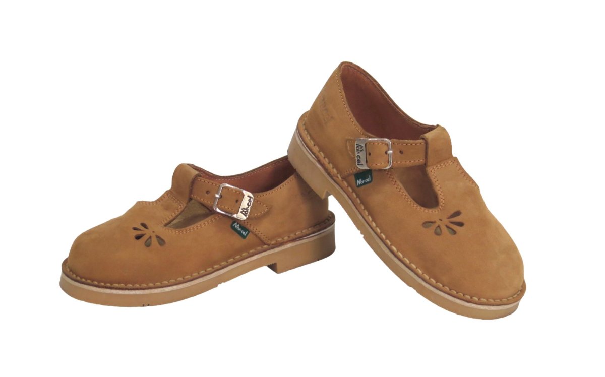 Guillermina Nobuk Flor Calada Con Hebilla