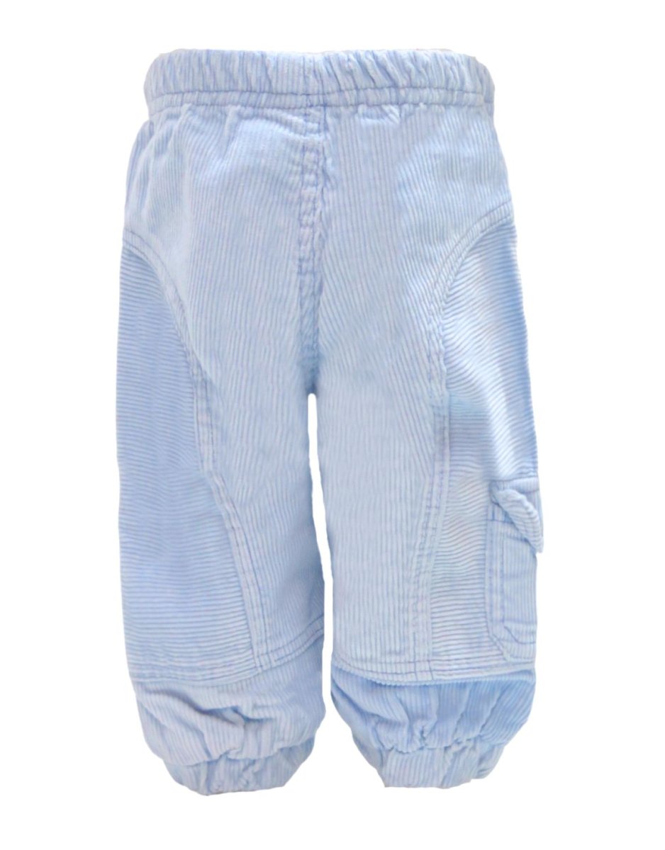 Pantalon de Corderoy con Puño y Bolsillo Cargo Tipo Gaucho