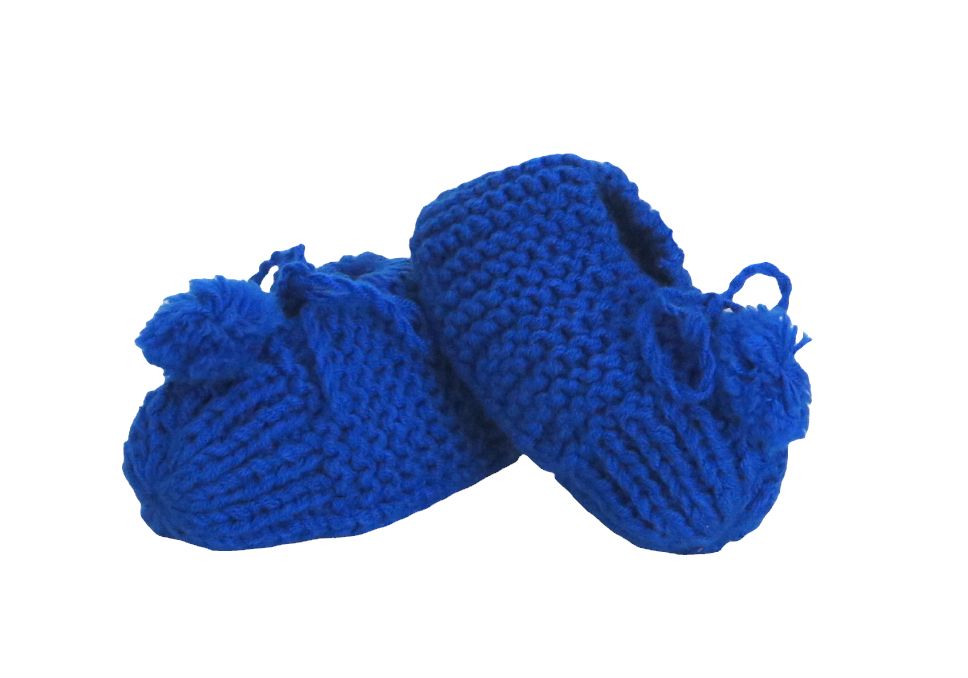 Escarpines Tejido a Mano Santa Clara