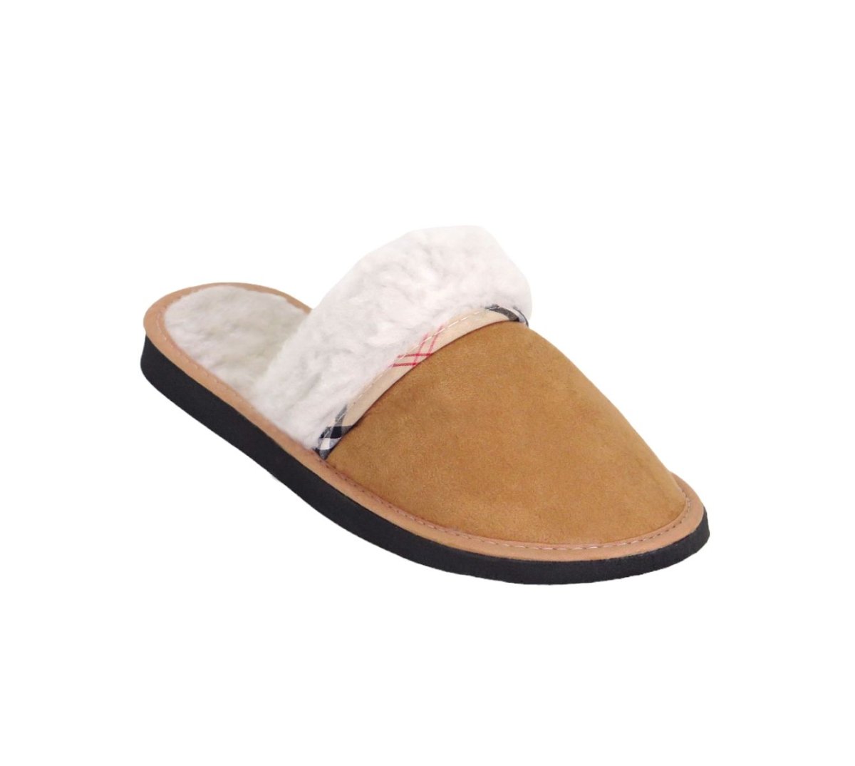 Pantufla Chinela Paño Gamuzado Con Corderito