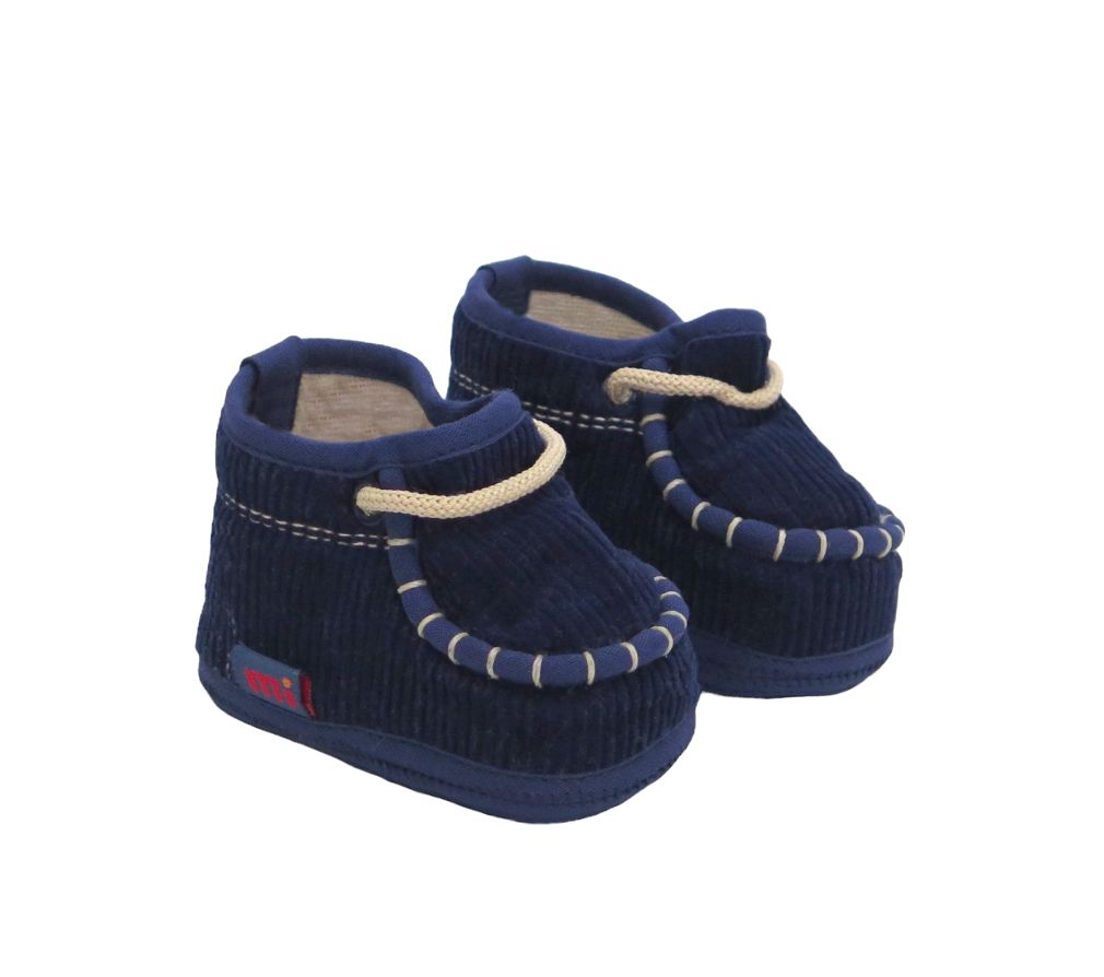 Botita sin Base Corderoy Liso cordon