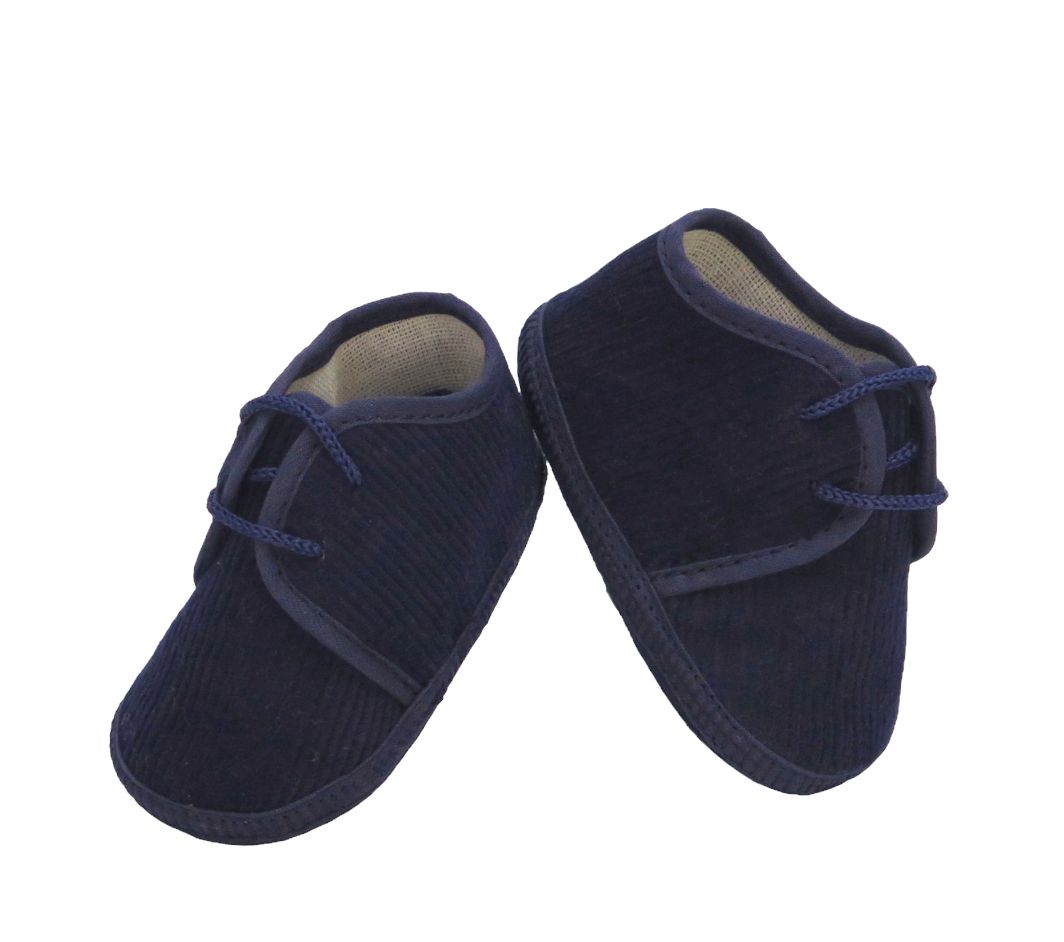 Zapato Corderoy sin Base Lisa cordon