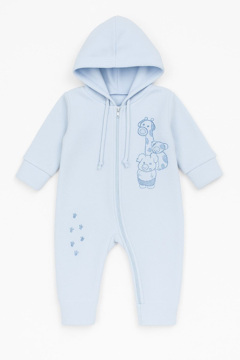 Enterito Polar con Jirafa bordado Pie y Mano Rebatible