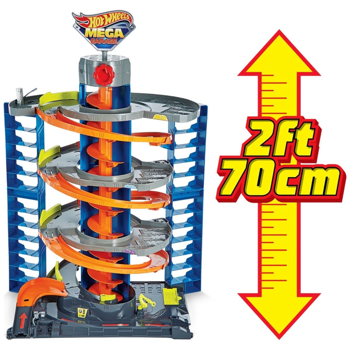 Hot Wheels City Mega Garage - Incluye Un Auto