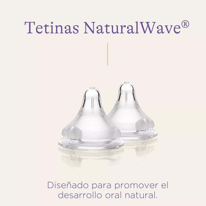 Tetinas Silicona Naturalwave X2 Flujo Lento