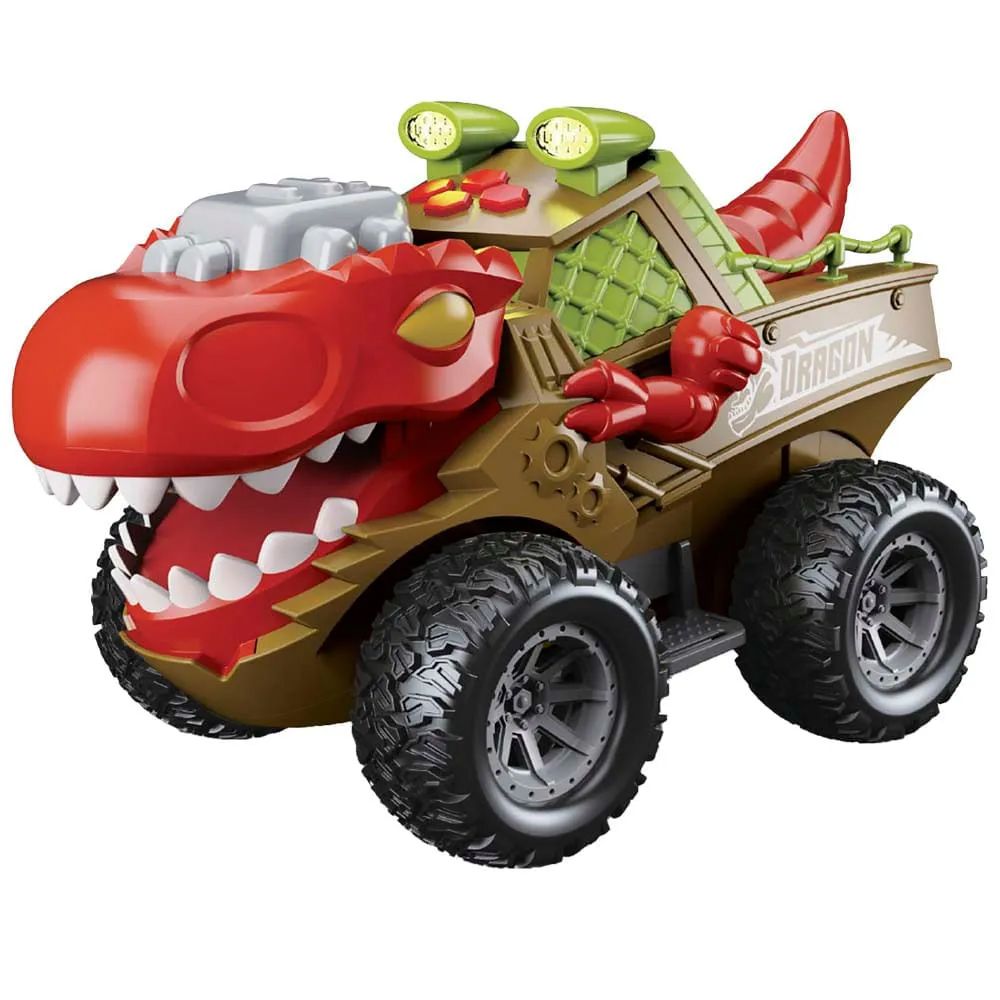 Vehiculo Ultrax Camion Salvaje Dinosaurio - Wild Truck - Movimiento, Luz Y Sonido