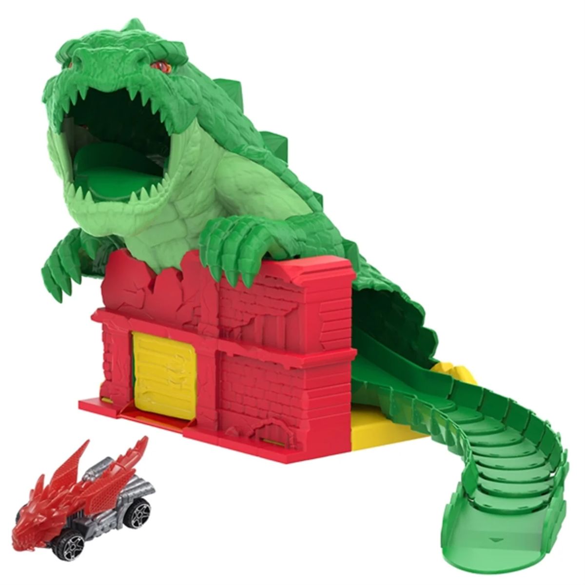 Pista De Autos Teamsterz Beast Machines Reptile Rampage - Incluye 1 Auto