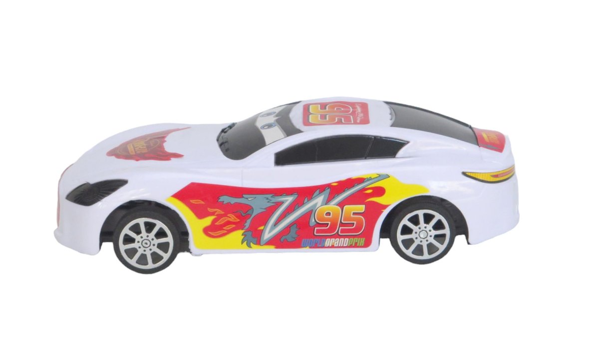 Auto Cars Rayo Mcqueen A Friccion - En Burbuja