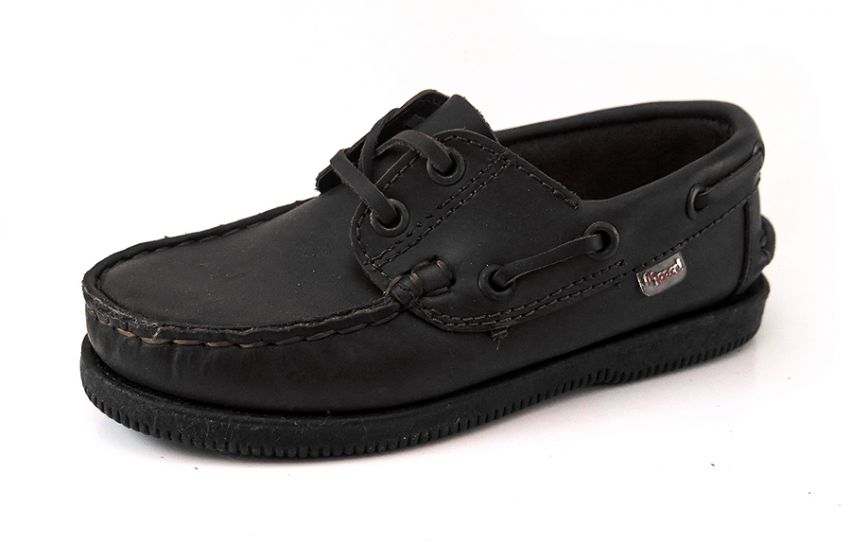 Zapato Nautico Colegial Con Cordon