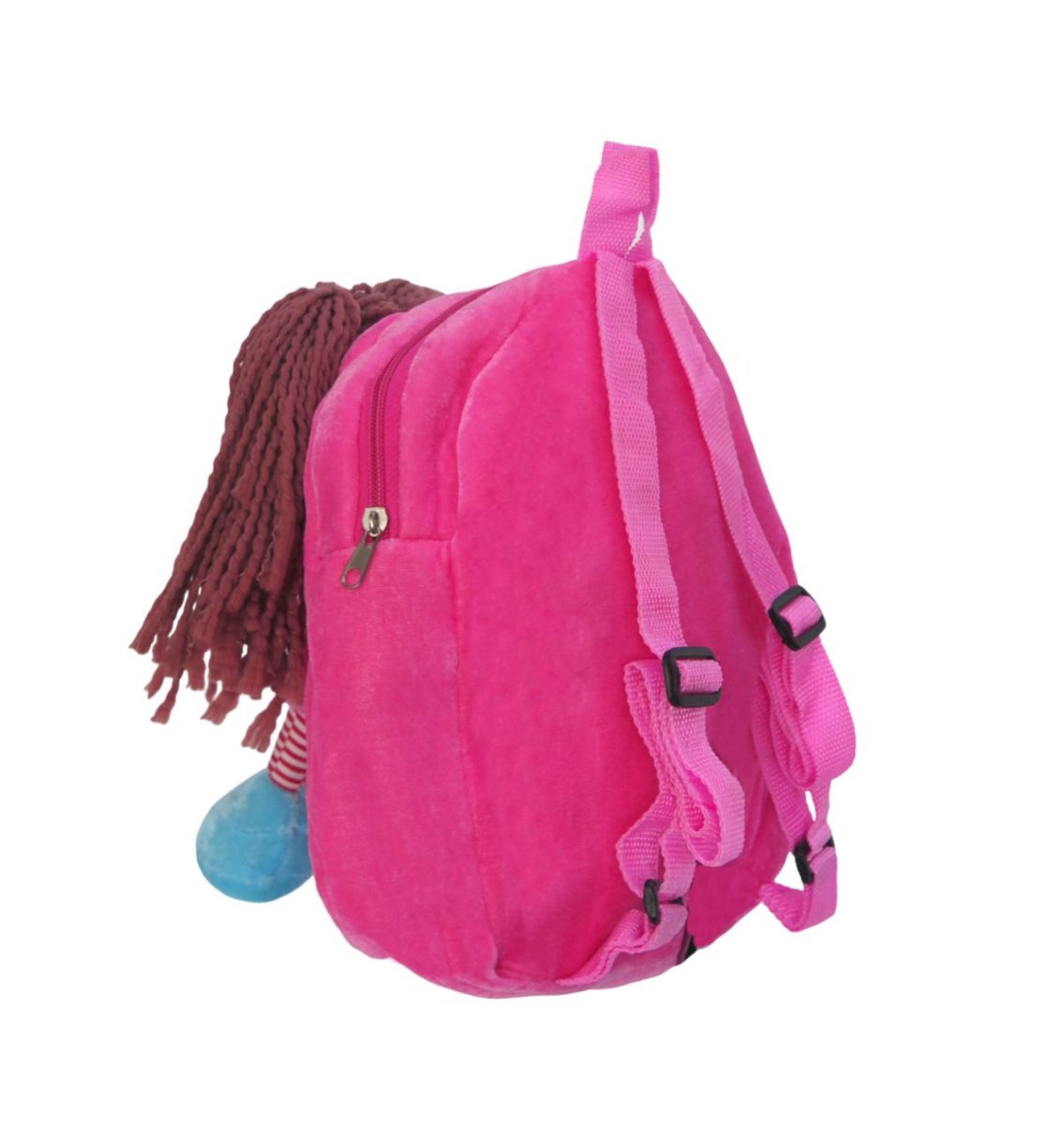 Mochila Peluche de Espalda Con Muñeca de tela