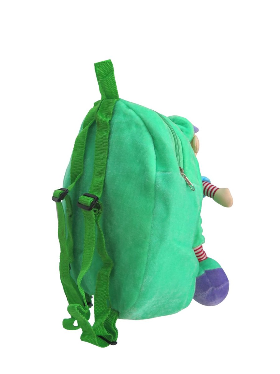 Mochila Peluche de Espalda Con Muñeco de tela