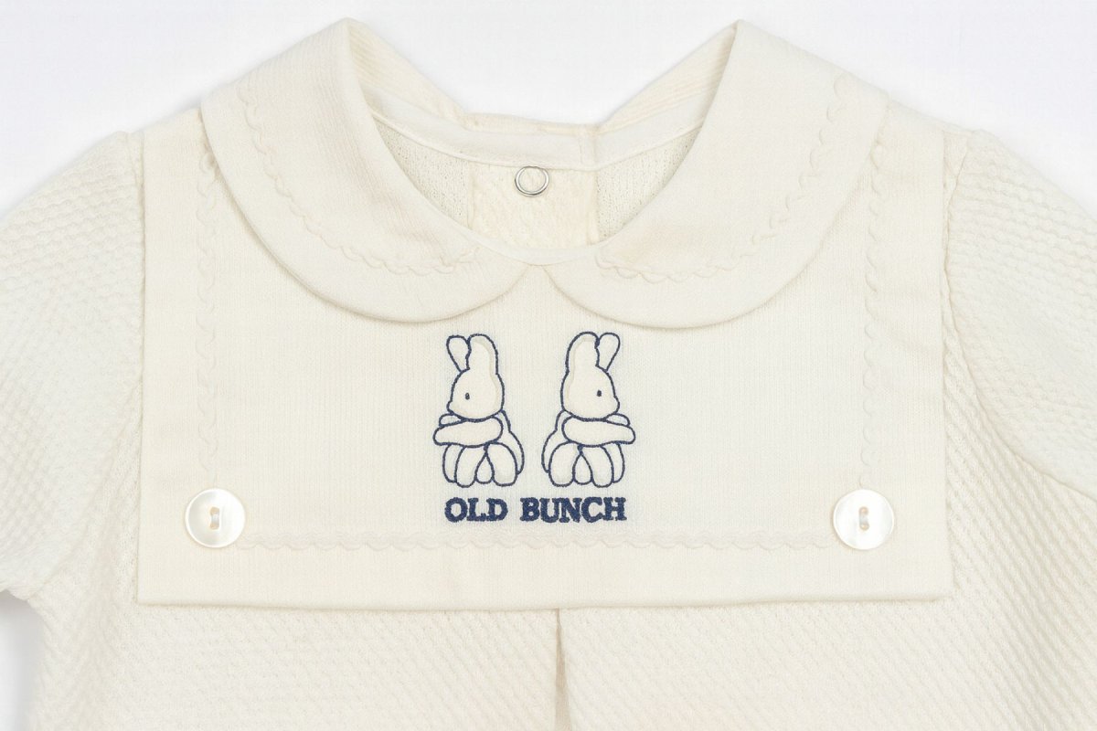 Enteritos Babucha Pique con cuello bordado