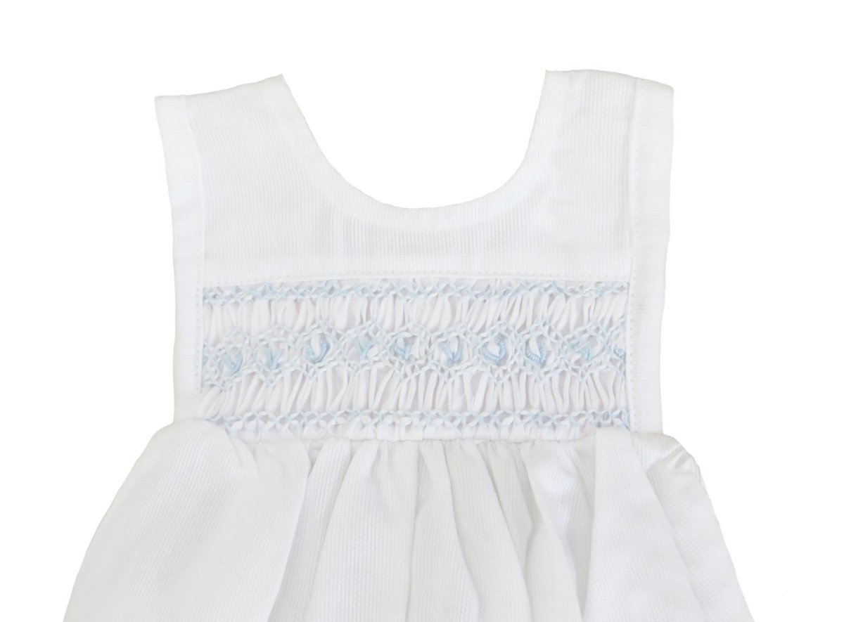 Enteritos Babucha  pique sin manga punto smock