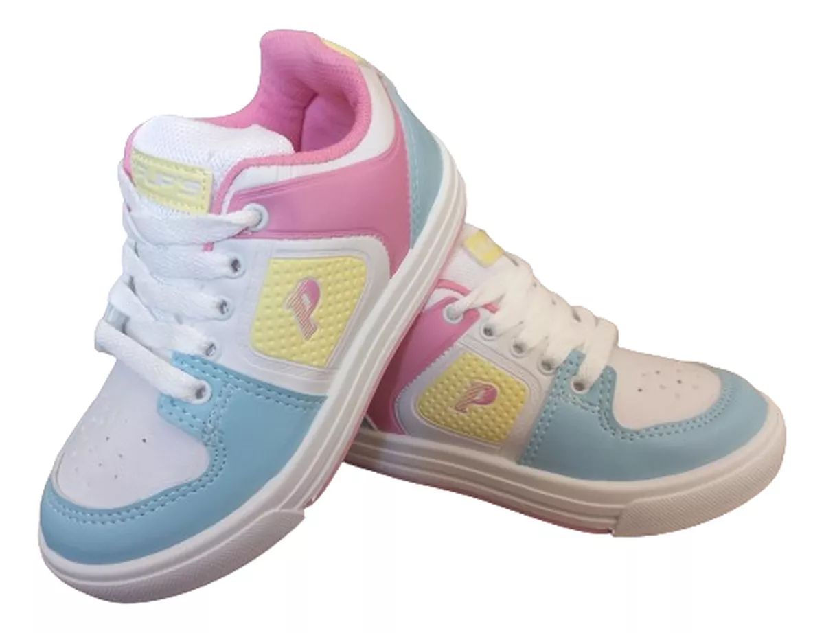 Zapatilla Deportiva Ecocuero Con Cordon