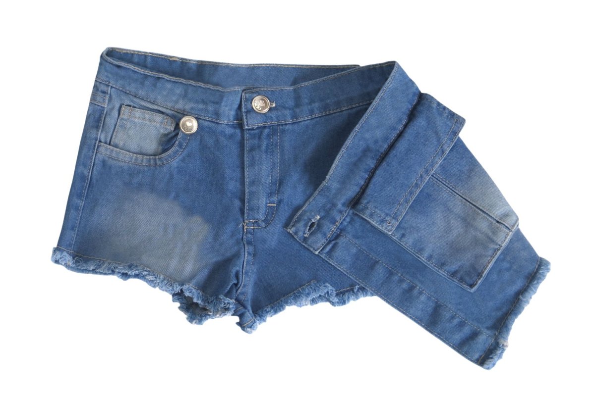 Pollera Pantalon Short Jeans