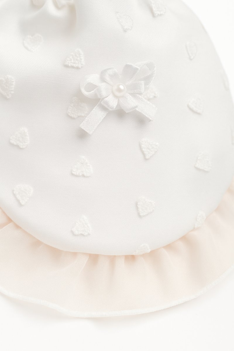 Limosnera De Organza Bordada y Volados- Diseño Variado