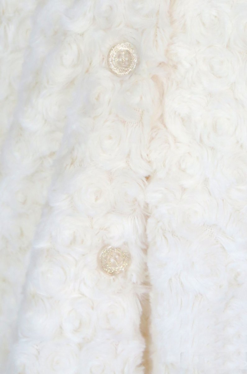 Tapado piel con flores rococo