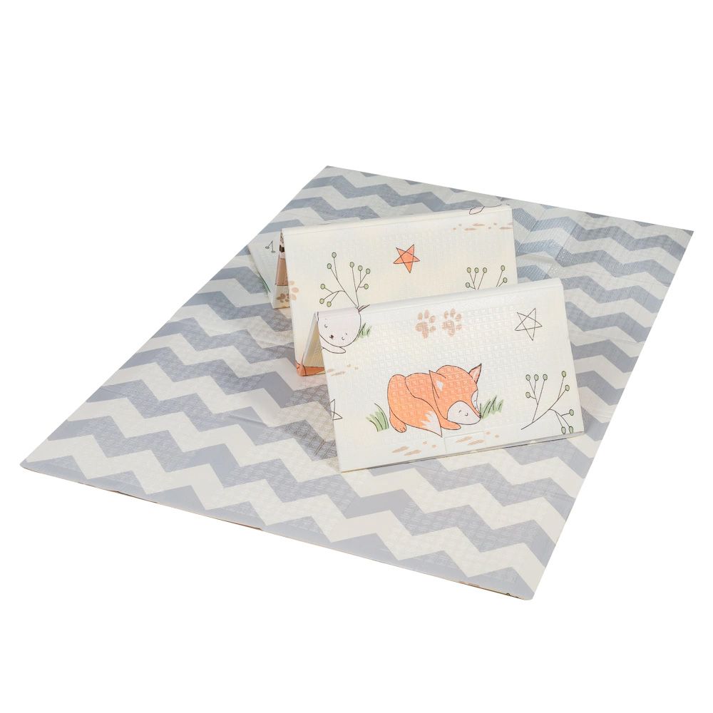 Alfombra Antigolpes Plegable Infantil Reversible 180 Cm X 120 Cm X 0.8 Cm
