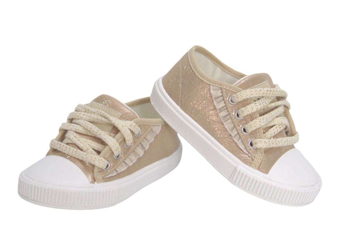 Zapatilla Cordon Tornasolado con voladitos