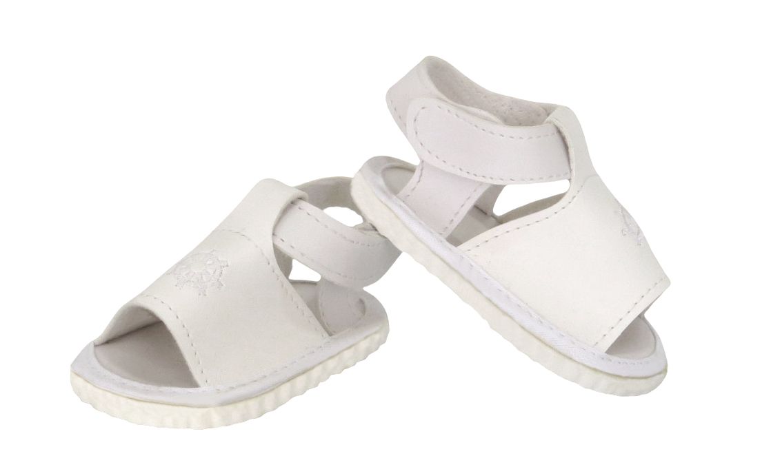 Sandalia Cuerina Bordado timon con base y velcro
