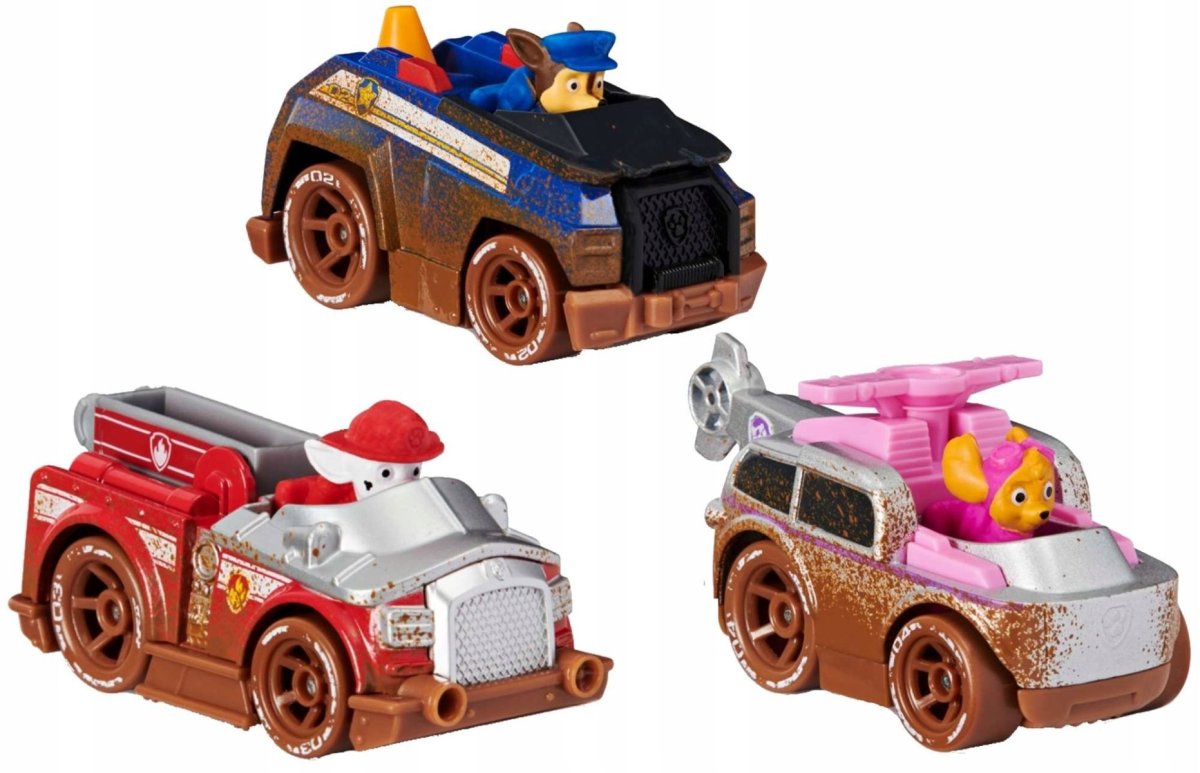 Set Autitos Paw Patrol Tru Metal - Off Road MUD