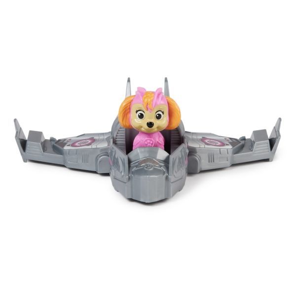 Paw Patrol Mini Vehiculo + Figura - Skye Mini Jet - The Mighty Movie