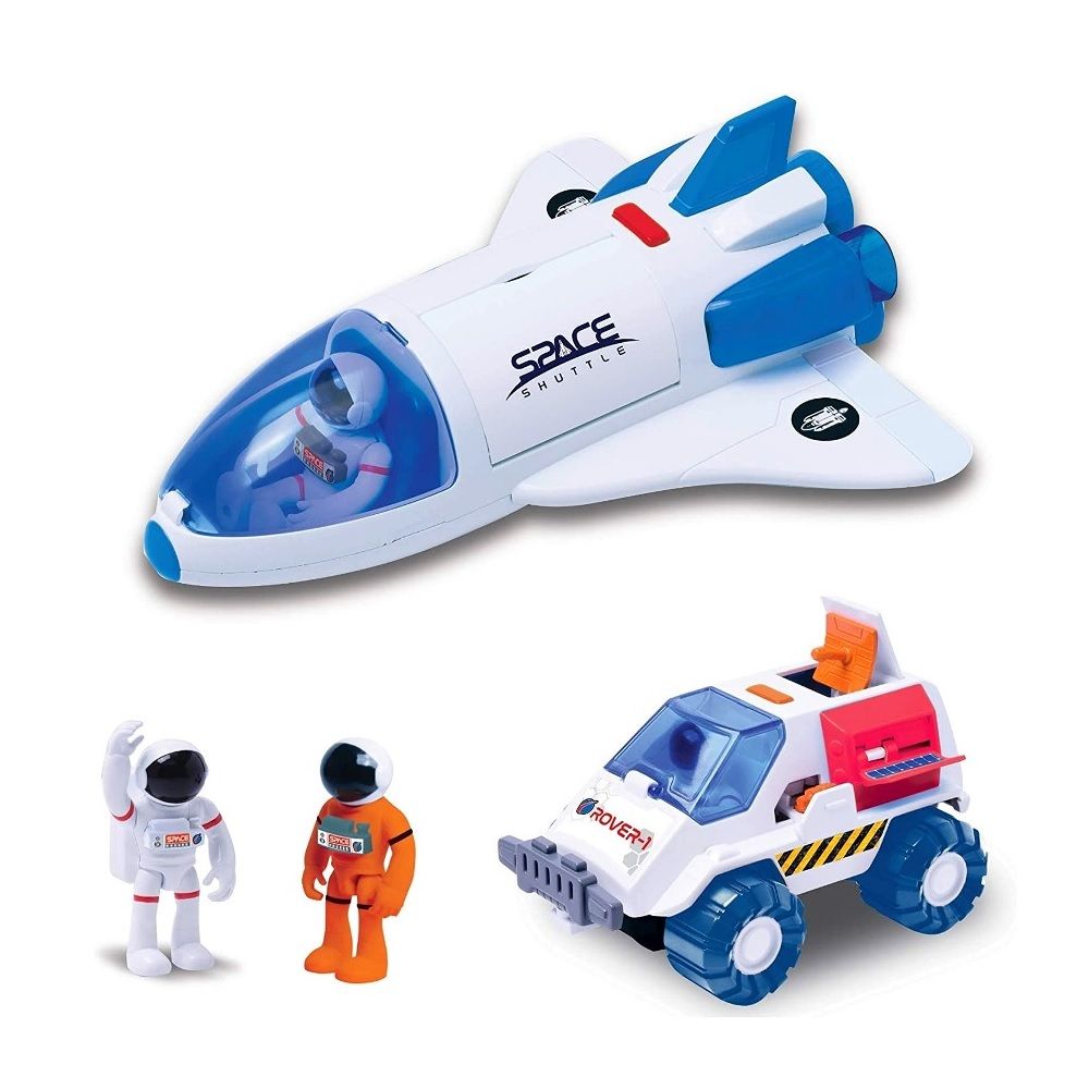 Combo Pack Transbordador Nave Espacial + Rover - Space Rover & Shuttle - Con Luz Y Sonido