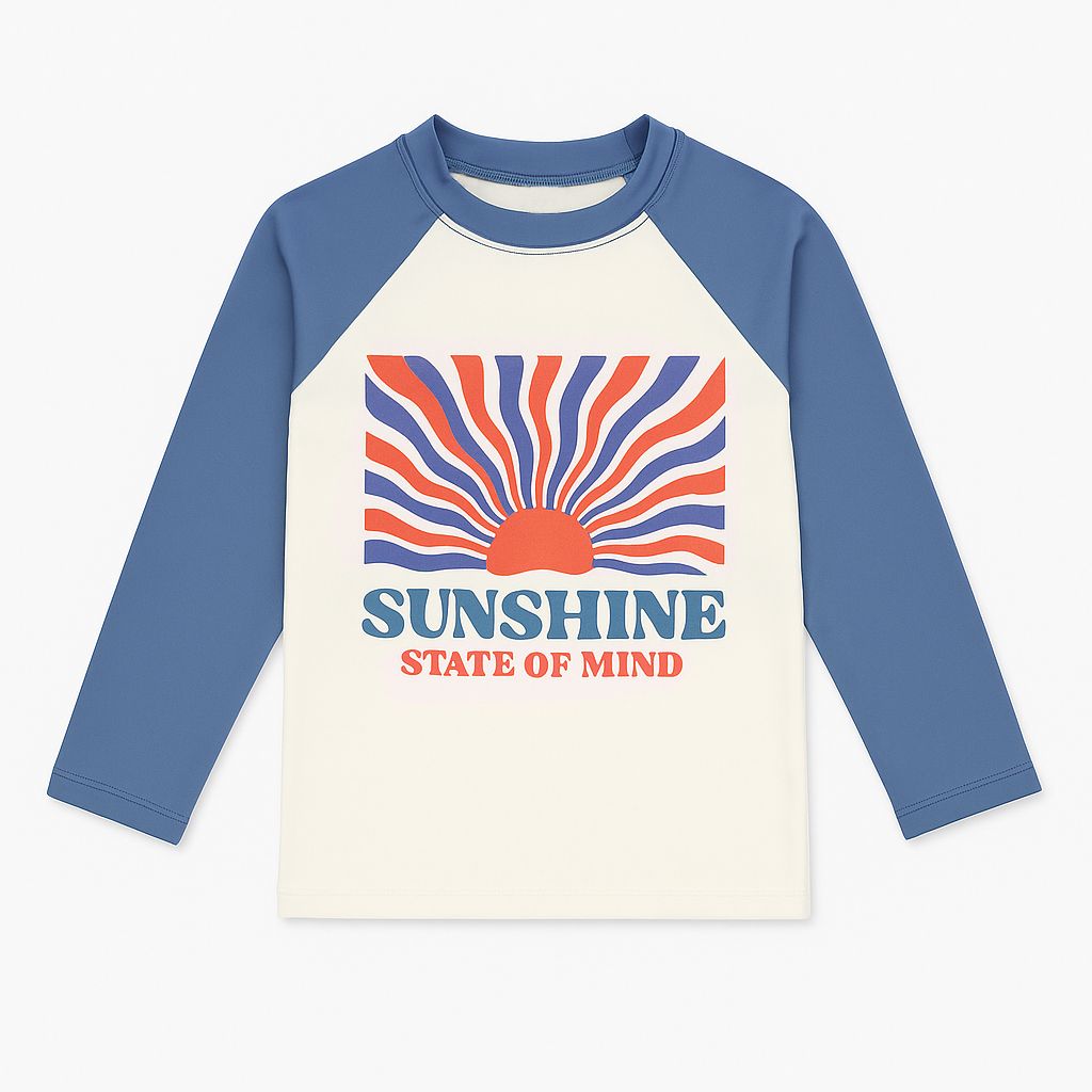 Remera UV Manga Larga Estampada state of mind sunshine