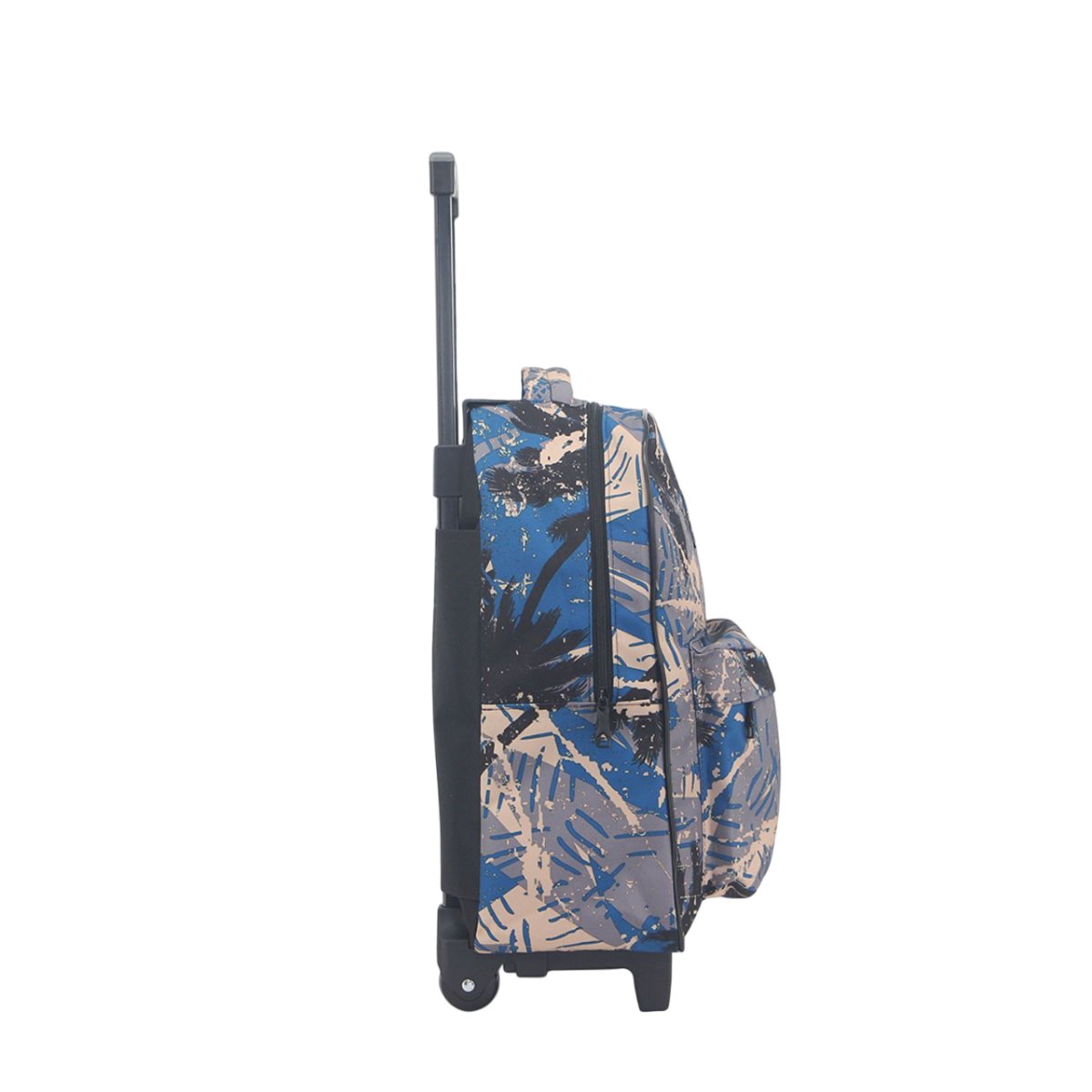 Mochila Con Carro Estampada Con Bolsillo Frontal