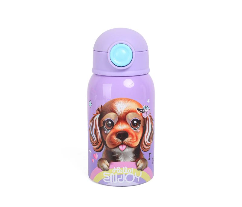 Botella Acero Inoxidable Con Estuche Perro Dog - 450 ML