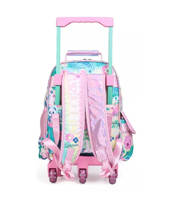 Mochila Con Carro Panda - Sobresalen Las Orejas - 14 Pulgadas