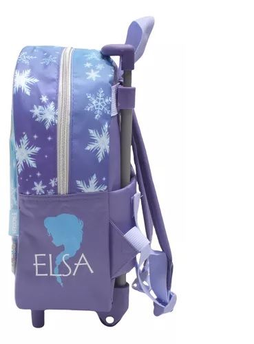 Mochila Con Carro Frozen - 12 Pulgadas