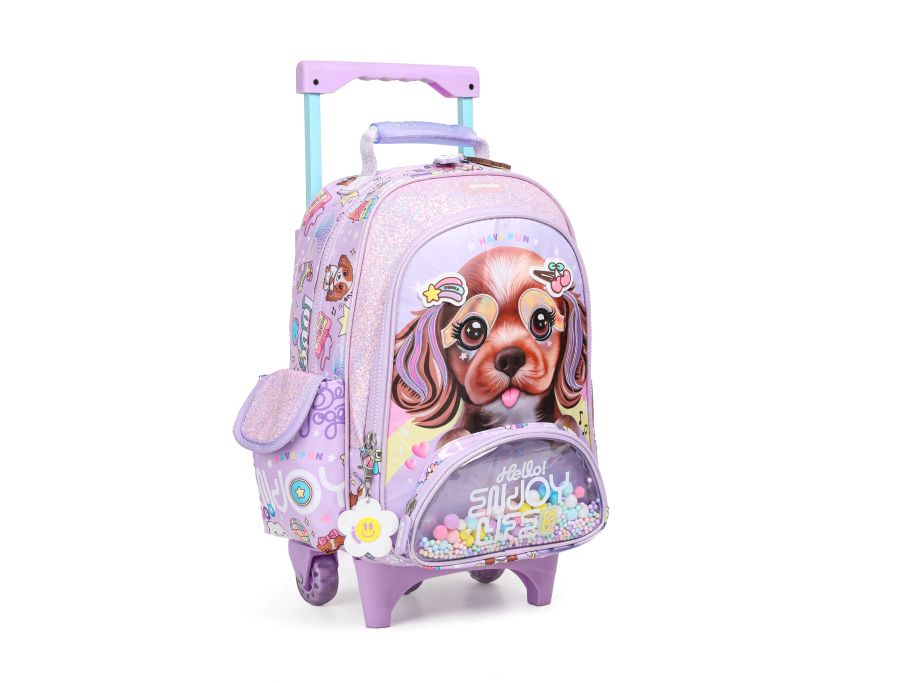 Mochila Con Carro Dog Perro - 14 Pulgadas