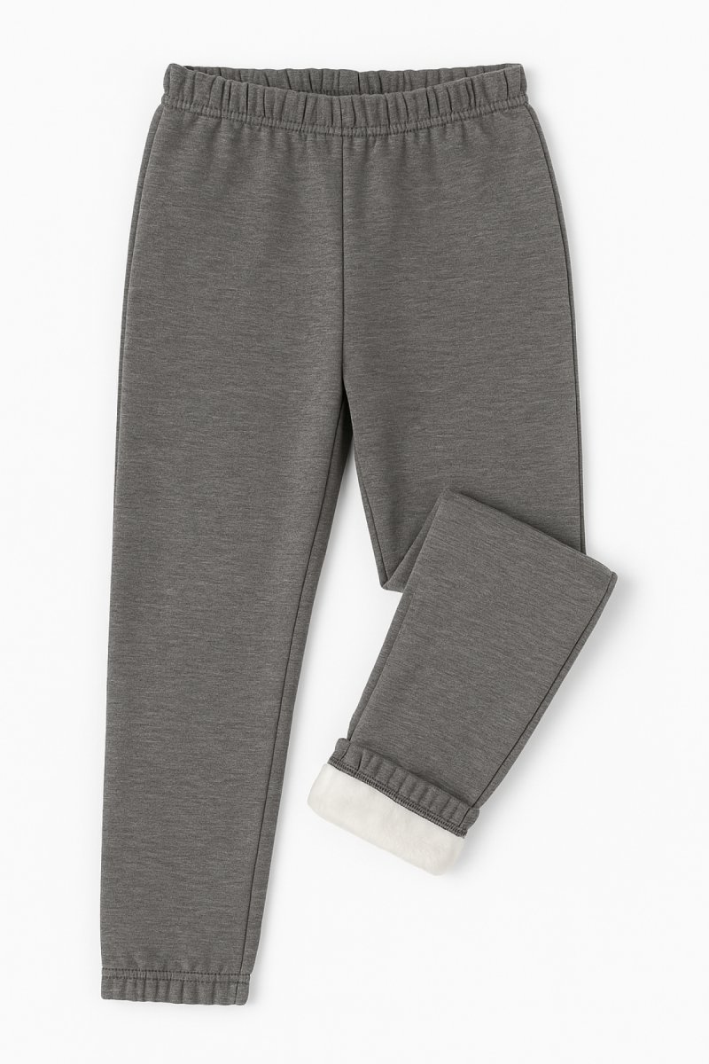 Pantalon Jogging Con Piel Interior y Puño