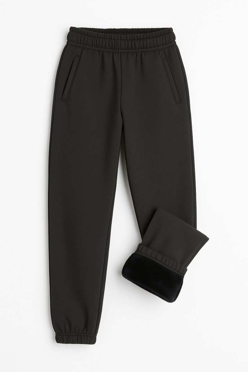 Pantalon Jogging Con Piel Interior y Puño