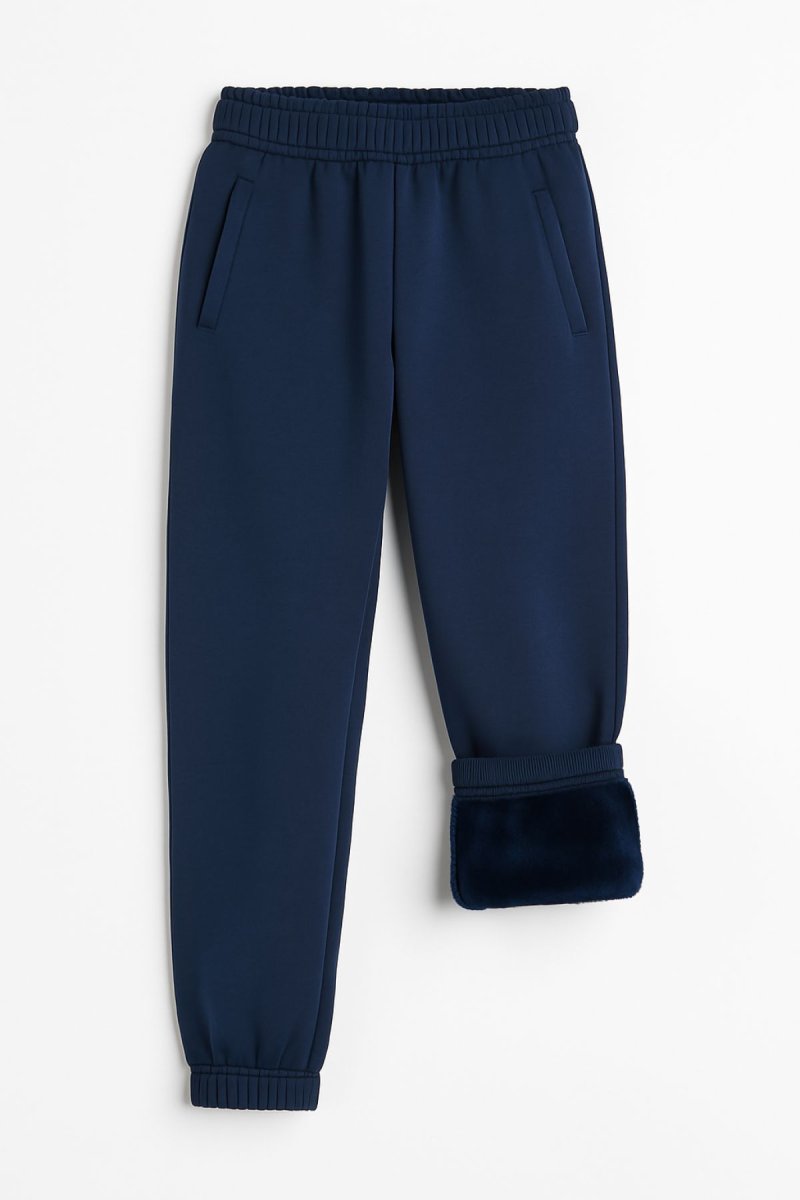 Pantalon Jogging Con Piel Interior y Puño